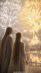 Galadriel and Celeborn - Beneath the Light of Valinor.jpg