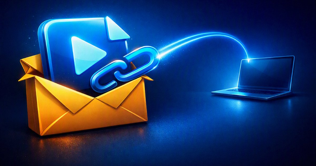 Nagy fájl, ami nem fér a borítékba — a link megkerüli az e-mail limitet